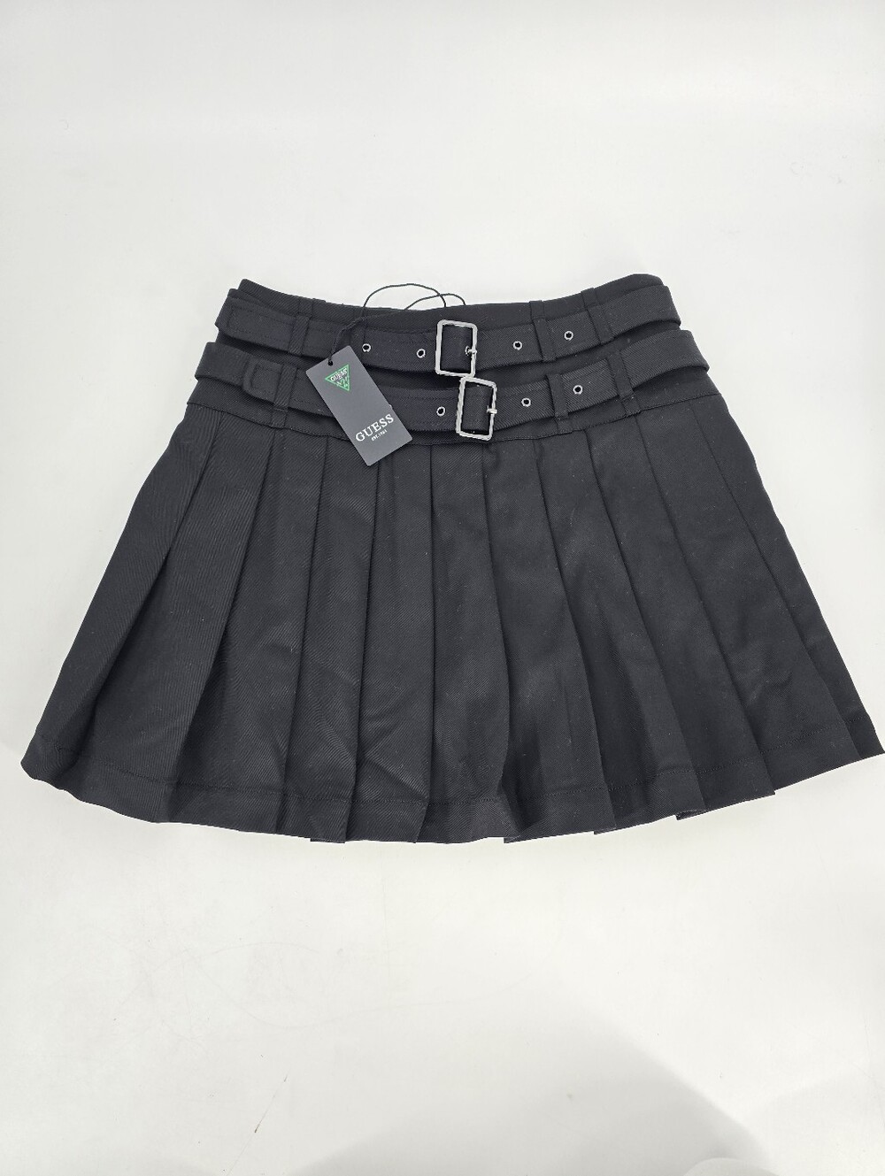 Guess Reeva Pleated Black Skirt in Jet Black Size XS NEW